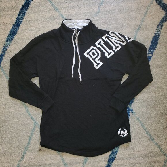 VS Pink Black Collar Sweater || XS || GUC - Picture 2 of 7